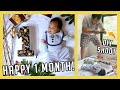 FIRST MONTHSARY NI BABY KHALIL! DIY PHOTOSHOOT SA BAHAY!