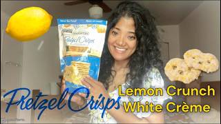 Taste Test | Snack Factory Pretzel Crisps Lemon Crunch White Creme 🍋🥨