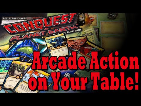 Conquest of Planet Earth - Review - Arcade Action on your Table!