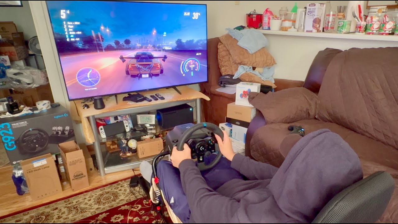 Мой НОВЫЙ симулятор! Распаковка и полный обзор кабины гоночного симулятора RACGTING