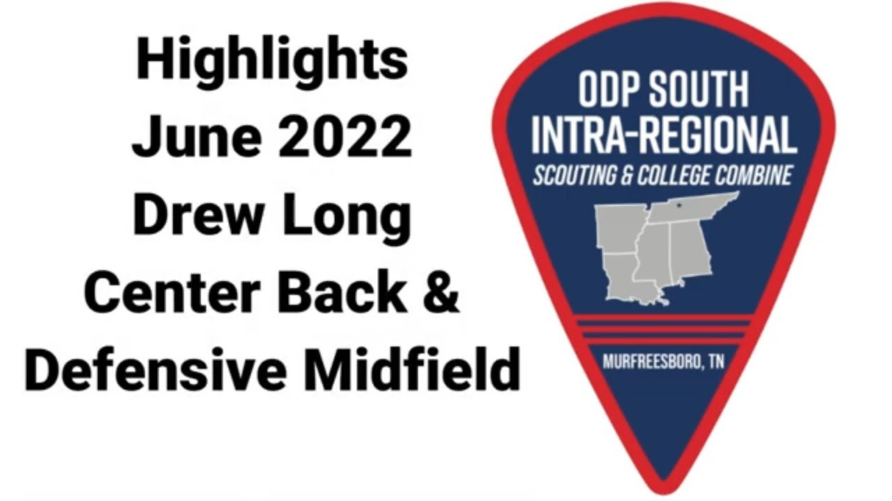 Andrew Long ODP South IntraRegional Soccer Highlights 06/22 CDM