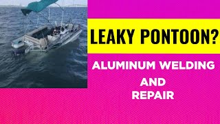 Diagnosing and Repairing a Leaking Pontoon Boat #pontoon #pontoonboat #diy #boatrepair  4K