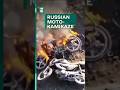 Russians, losing significant amounts of equipment are switching to motorcycles