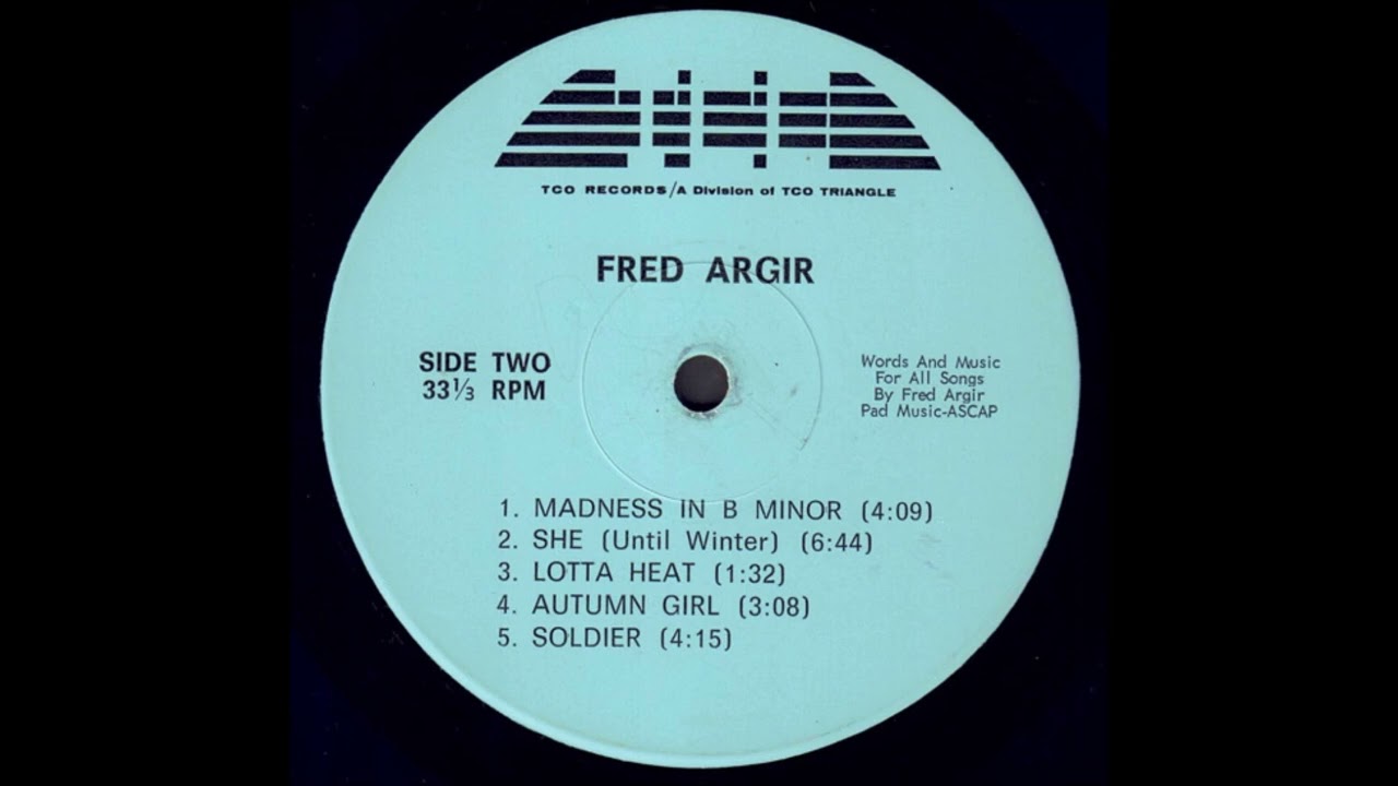 Fred Argir Not Yet Home 1968 *Soldier*