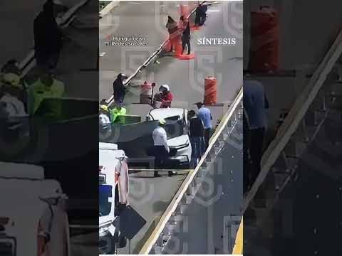 Falleció una mujer en Huixquilucan, Estado de México, por caída de estructura metálica. #noticias