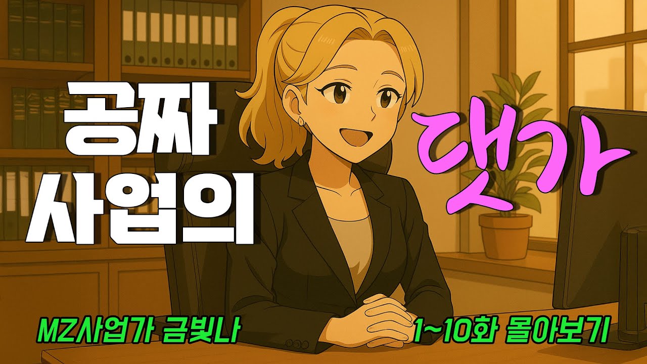 MZ사업가 금빛나 1~10화 통합본 #영상툰