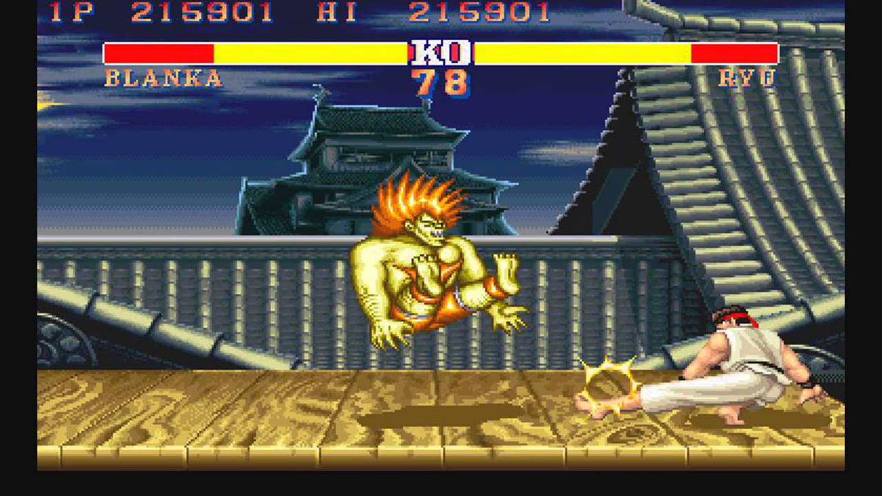 Street Fighter II ( Champion Edition ) - Arma Blanka💪😬👊 . 