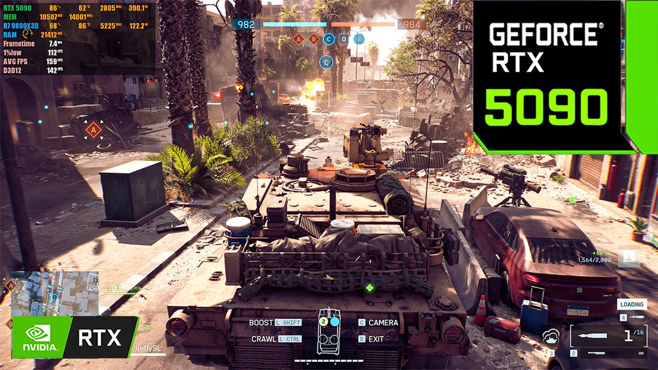 Battlefield 6 : RTX 5090 32GB ( 4K Maximum Settings DLSS ON )