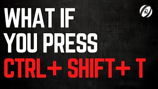Reopen Closed Tabs Like a Pro ! 🚀 #TechTips #Shortcuts