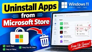 Uninstall Apps Installed from Microsoft Store