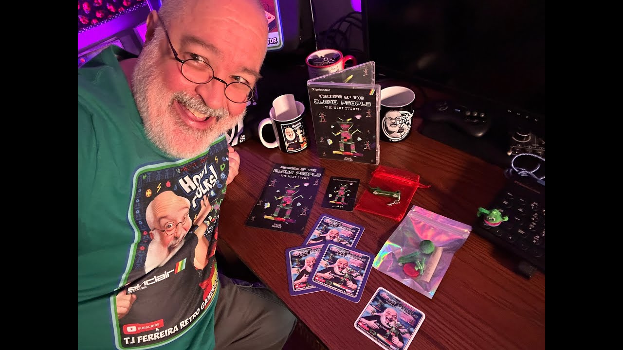 The BIG Reveal - Invasion Of The Cloud People Physical Edition - All Goodies - 8bit ZX Spectrum Next