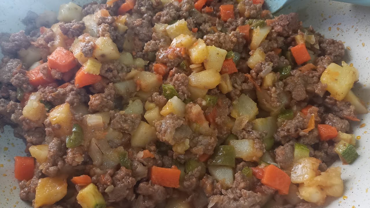 Picadillo de res 