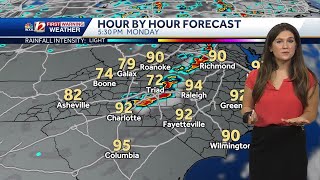 WATCH: Hot and Humid Sunday, Severe Storms Possible Monday