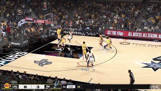 NBA 2K25 - Los Angeles Lakers vs San Antonio Spurs - Gameplay (PS5 UHD) [4K60FPS]