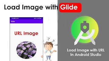 How to load a image from a URL in Imageview | Glide in android studio | Round Imageview in Gilde #88