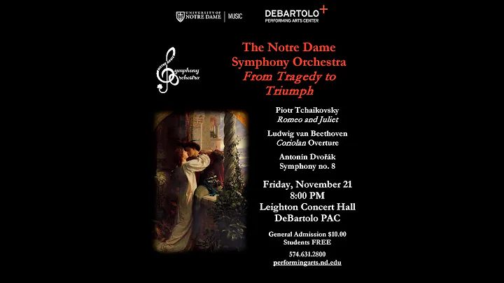 Notre Dame Symphony Orchestra | November 2025 Concert: From Tragedy to Triumph