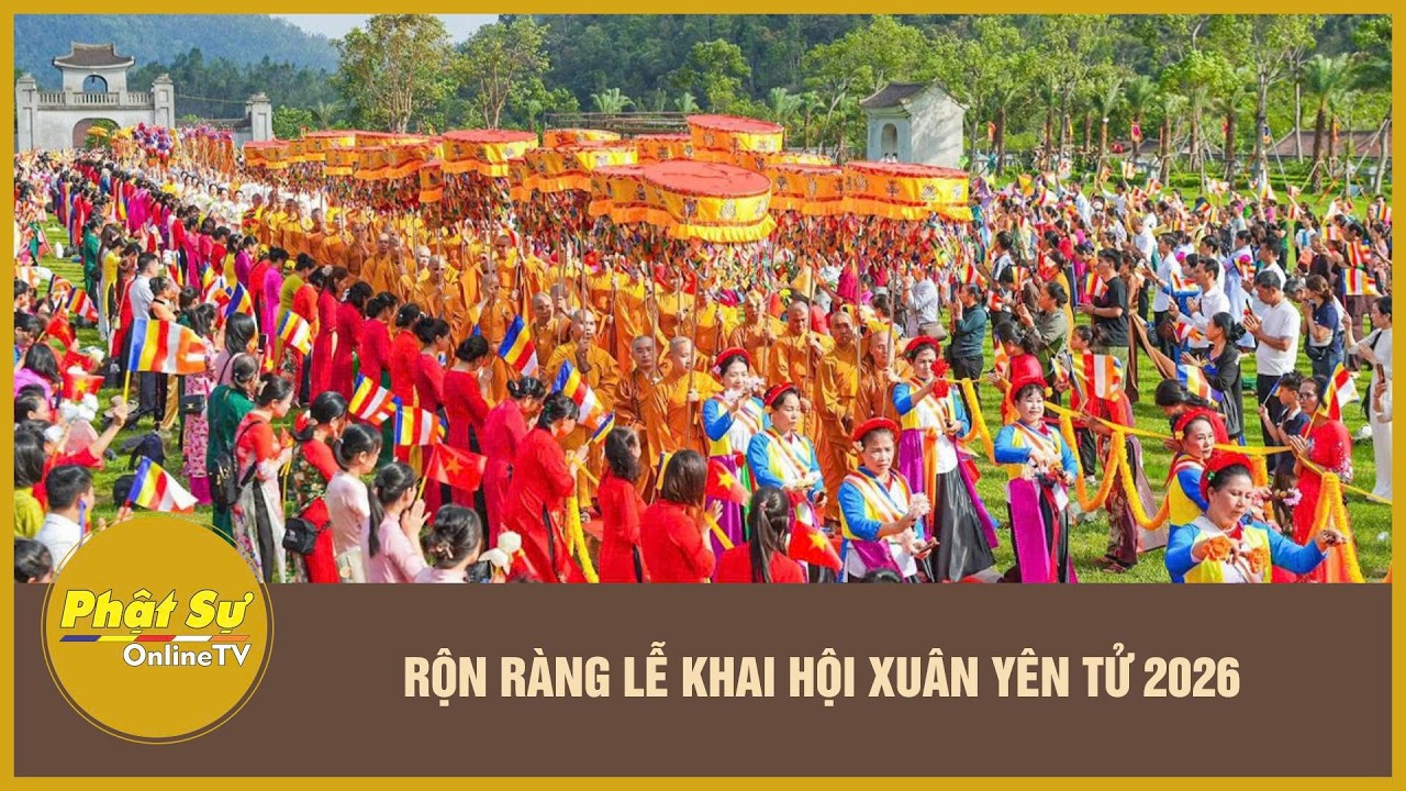 Rộn ràng lễ khai hội Xuân Yên Tử 2026