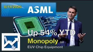 ASML stock is up 54% YTD.  It has the monopoly on the EUV machines for making seminconductor chips.
