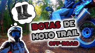 BOTAS para MOTO TRAIL Orientación OFF-ROAD + SORTEO ! 🎁 - YouTube
