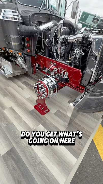 Wireless semi truck wheel at Mid-America Trucking Show 2025 #mats2025 #trucking #trucker