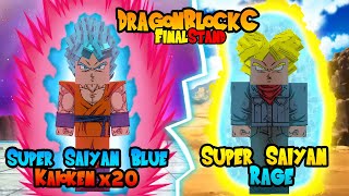 Super Saiyan Blue Kaioken X20 Vs Super Saiyan Rage Dragon Block C Final Stand