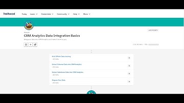 CRM Analytics Data Integration Basics Trailhead Answer | #trailheadbadges