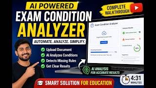AI Exam Condition Analyzer | Complete Project Demo with Document Validation