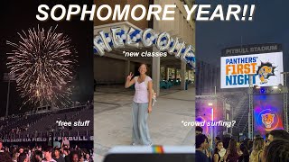 first day of sophomore year: classes at MDC & CHAOTIC FIRST NIGHT @ FIU🐆🐾