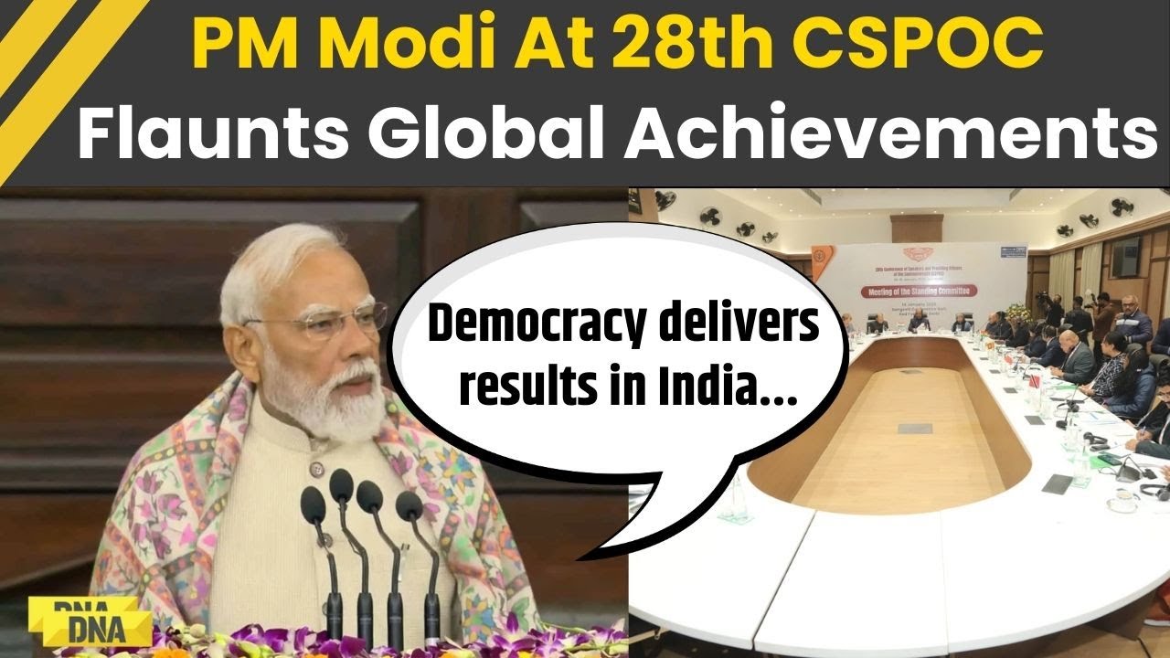 PM Modi Inaugurates 28th Commonwealth Speakers, Hails India's Democracy & Diversity | CSPOC