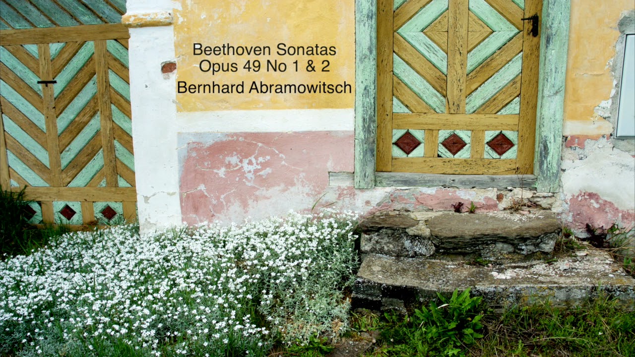 Beethoven Sonatas Opus 49 No 1,2  - Bernhard Abramowitsch