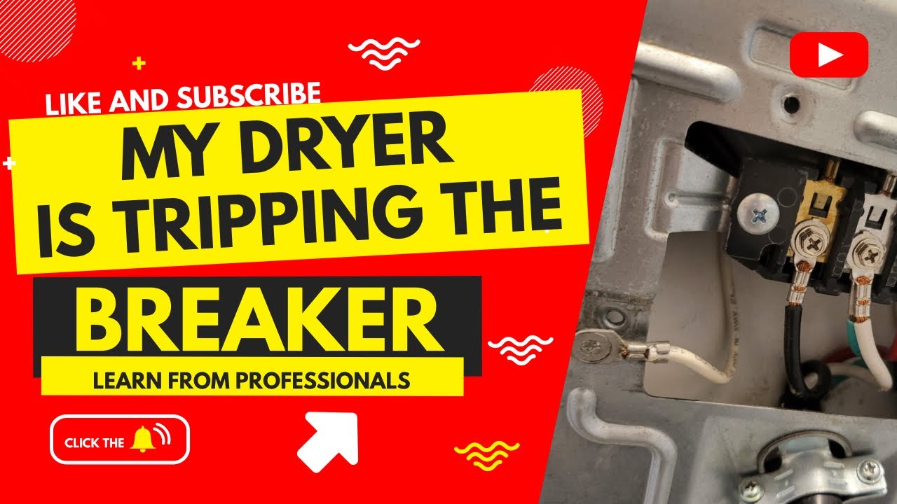 maytag dryer trips breaker