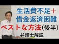 生活困窮+借金返済困難の場合の後半の動画です。自己破産のしくみと注意点について、よくあるお悩みポイントを一部ご紹介しています。
