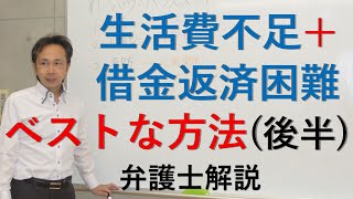 生活困窮+借金返済困難の場合の後半の動画です。自己破産のしくみと注意点について、よくあるお悩みポイントを一部ご紹介しています。