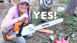 My New Chainsaw, & A life of Wood