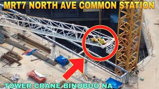 Tower Crane Binubuo Namrt7 North Ave Common Station Unified Grand Central Station Update