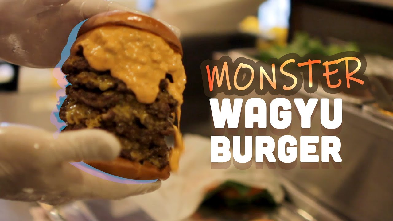 The MONSTER WAGYU burger loved from Akihabara to Yokosuka Base | Yummy Japan