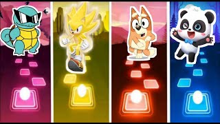 Pikachu 🆚 sonic 🆚 bluey 🆚 baby bus ♦who is best?