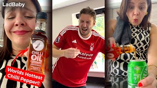 The Worlds Hottest Chilli in Dad's Drink Prank