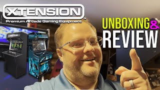 Full Size REC ROOM MASTERS 32 Xtension Arcade Cabinet Emulator Edition PLUS Review and Unboxing