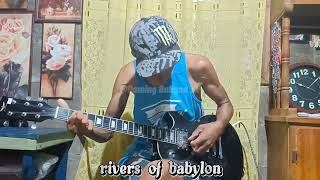Video thumbnail of "RIVERS OF BABYLON://fingerstyle guitar cover by:tatay_ Dominador_DB_tv"