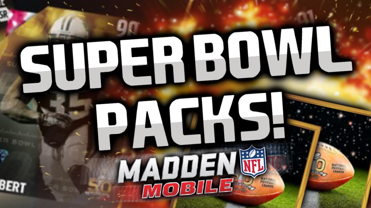 SUPER BOWL PACKS! SUPER BOWL PROMO! - Madden Mobile 16