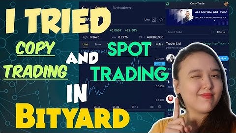 HOW TO DO SPOT AND COPY TRADING FROM BYDFI (BITYARD)?
