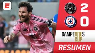 Con GOL 100 y ASISTENCIA de MESSI, INTER MIAMI se quedó con la CAMPEONES CUP. Venció a CRUZ AZUL