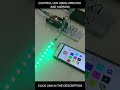 How to Control Led RGB using Arduino and Android App #shorts