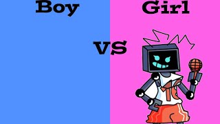 Boy vs Girl versión FNF (parte 2)| Gender Swapped || Cambio de género ✨__FNF Version FNF Gender Bend