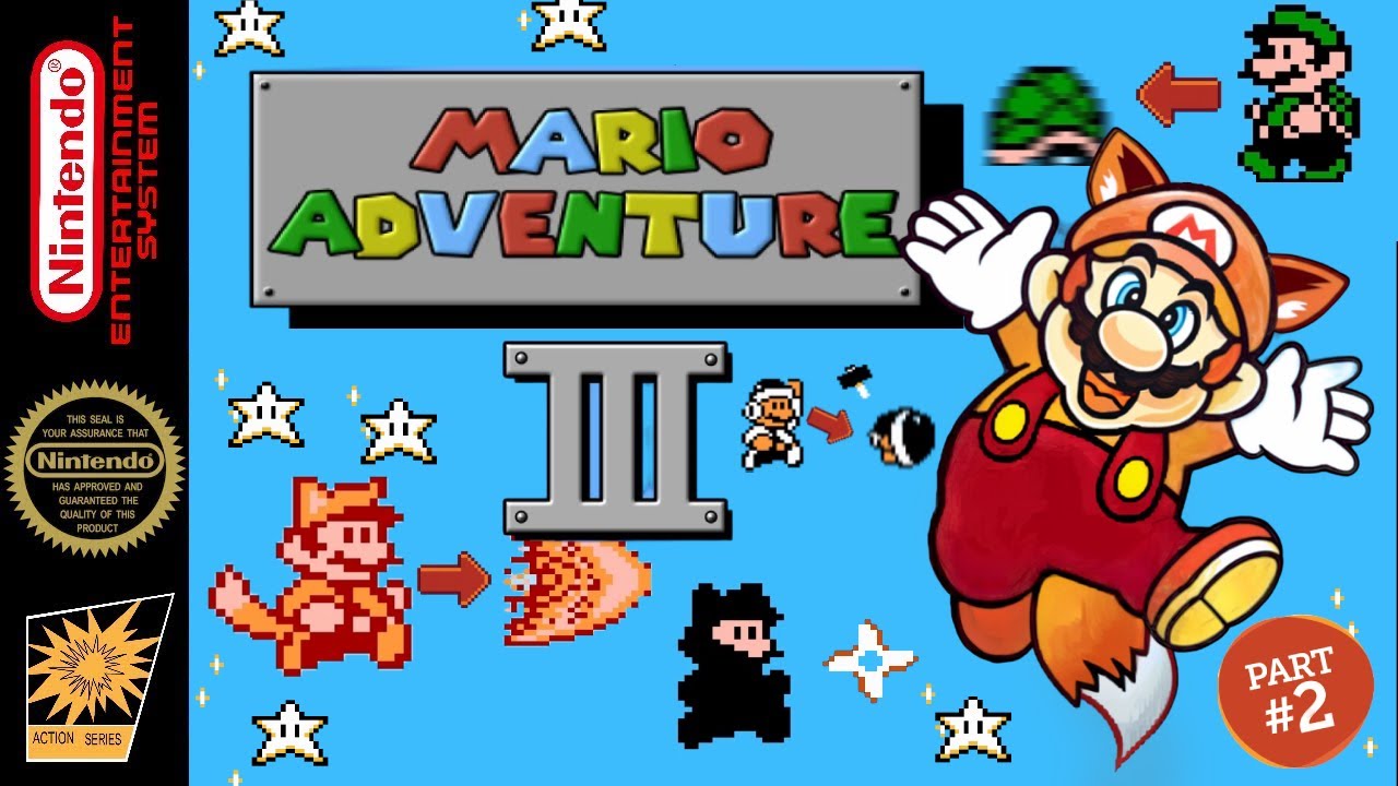 Mario Adventure 3 - (Part 2) Hack of SMB3 [NES]