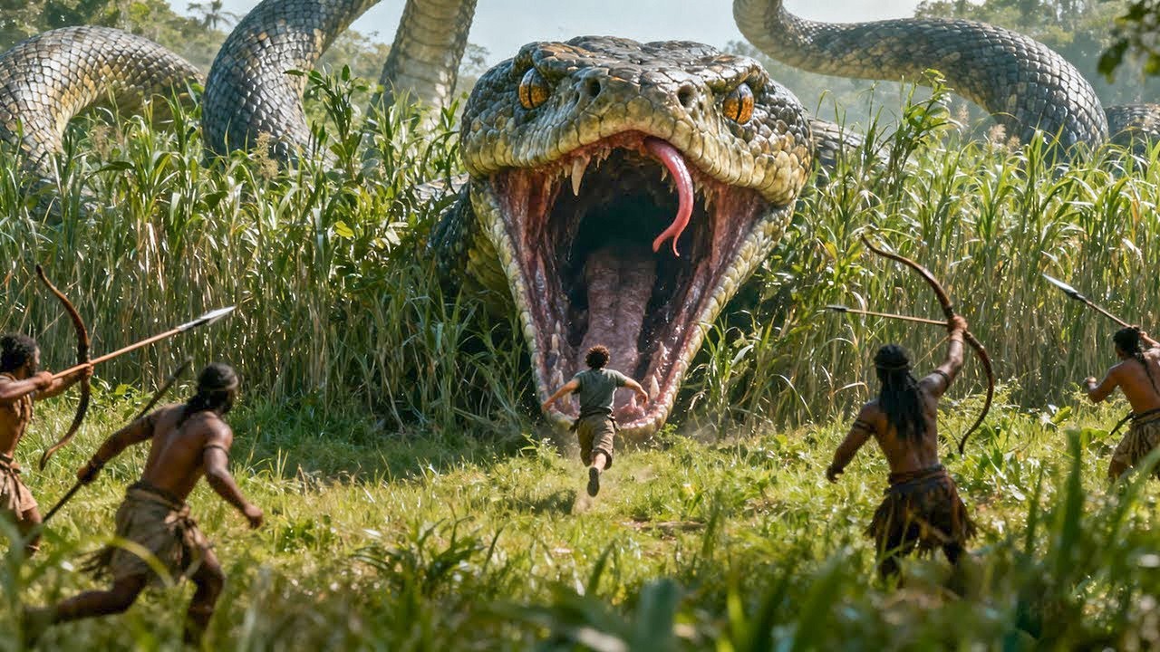 【2026災難電影】草叢突現史前大蛇，人類竟衝上去拼命對抗！#復活侏羅紀 #惊悚 #怪兽 #灾难 #电影 #movie #奇妙影视馆 #侏罗纪世界 #恐龙