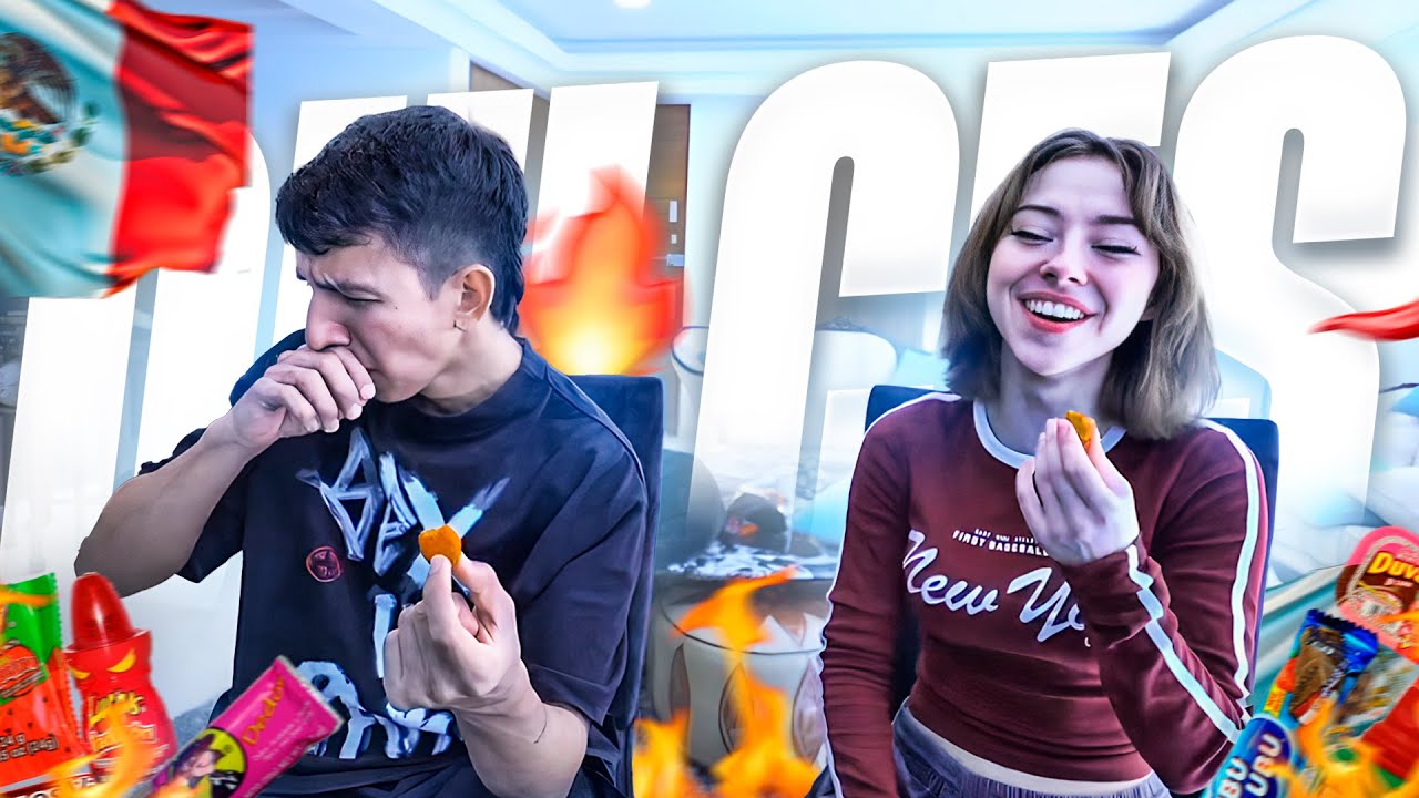 PROBANDO DULCES MÉXICANOS CON MICTIA *muy picantes* ☠️🔥