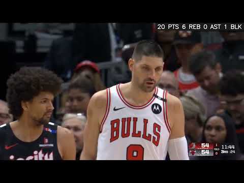 NIKOLA VUČEVIĆ vs PORTLAND TRAIL BLAZERS | 31 PTS - 12 REB - 2 AST - 2 BLK | 04-04-2025 Highlights