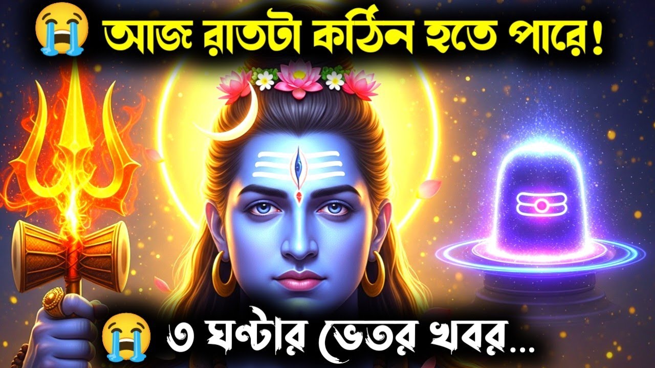 ১১১১ 🕉️ মহাদেবর বার্তা 😭 আগামী ঠিক তিন ঘণ্টার মধ্যে এক হৃদয়বিদারক খবর আসতে পারে—শোকের ছায়া নামছে…